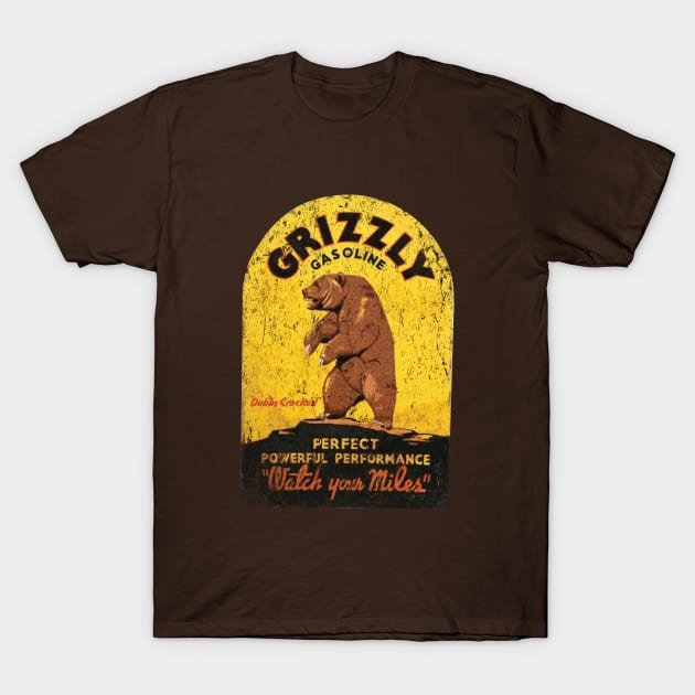 Grizzly Gasoline T-Shirt by MindsparkCreative